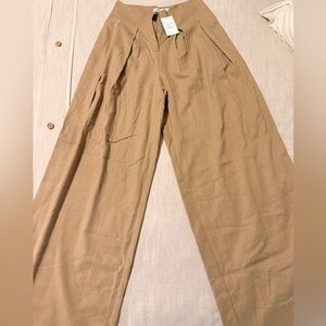 Women’s wide leg Tan Pants